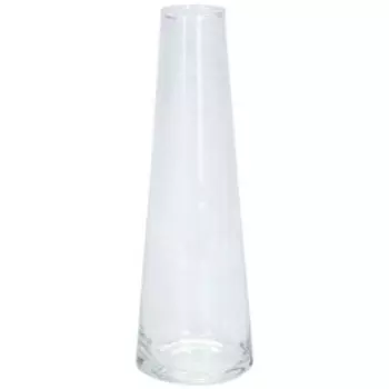 Ваза Evis Коническая средняя, 5х9х28.5 см, 1 л, конус, стекло