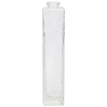 Ваза Evis Нарцисс прозрачная, 25х5х5 см, 0.45 л, бутыль, стекло