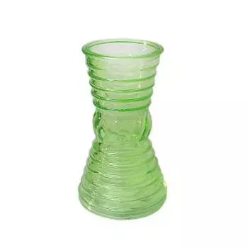 Ваза фигурная Ninaglass Грейси, 19 см, стекло