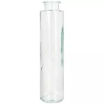 Ваза NiNaGlass, 21 см, прямоугольная, стекло, прозрачная