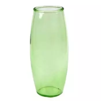 Ваза NiNaGlass Эллипсоид 2, 19.5 см, овал, стекло, мята опак