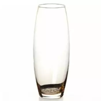 Ваза Pasabhace Enjoy, 26 см, бочонок, стекло, карамель