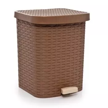 Ведро для мусора Артлайн, с педалью, пластик, 12 л