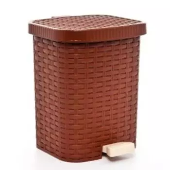 Ведро для мусора Артлайн, с педалью, цвет в ассортименте, пластик, 8 л