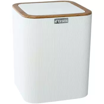 Ведро Fixsen White Wood, пластик