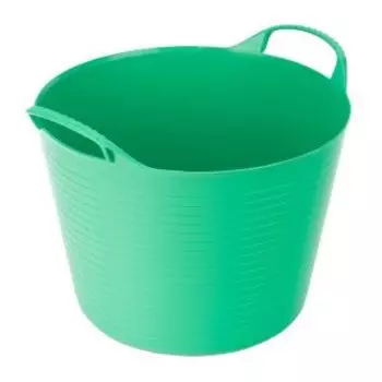 Ведро гибкое сверхпрочное Сибртех, 28 л, зеленое