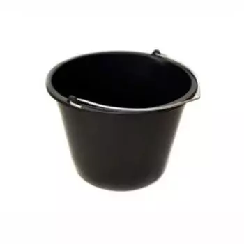 Ведро круглое, 12 л, черное