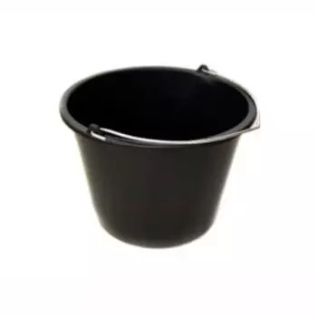 Ведро круглое, 20 л, черное