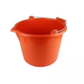 Ведро Profi Decor, 16 л, усиленное, ударопрочное, с носиком для красок и сухих смесей
