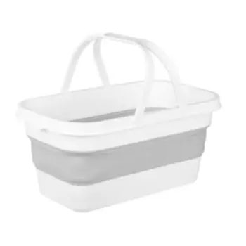 Ведро складное Idea Флекс, 16 л, смоки, прямоугольное