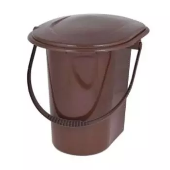 Ведро-туалет Альтернатива, 18 л, коричневый