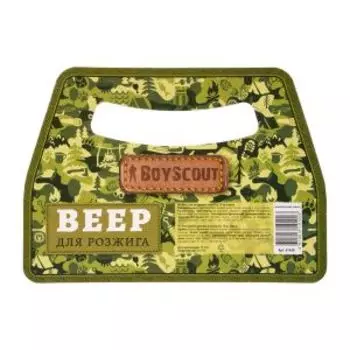 Веер для раздувания огня Boyscout, 21х15 см, картон