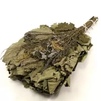 Веник Банная линия дубовый Травяной, 9 трав
