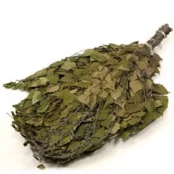 Веник для сауны Банная линия березовый с мятой