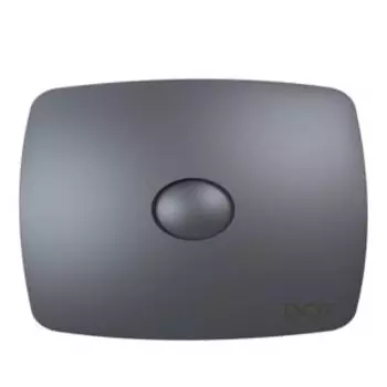 Вентилятор накладной Diciti Rio Dark gray metal, D100, обратный клапан