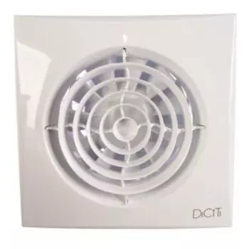 Вентилятор осевой вытяжной с обратным клапаном, 100 мм