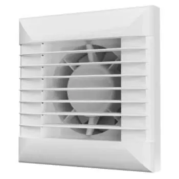 Вентилятор с автоматическими жалюзи, 100 мм