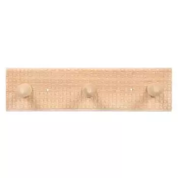 Вешалка 3-х рожковая Банные штучки с орнаментом, 25х6.5х7.5 см, липа