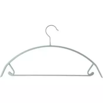 Вешалка для одежды Рыжий кот, 41 см, с крючками, металл/ПВХ, серый