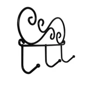 Вешалка Кружева 3, черный