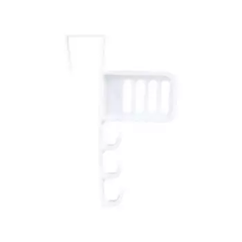 Вешалка на дверь Полимербыт, 20х3х4.5 см, пластик