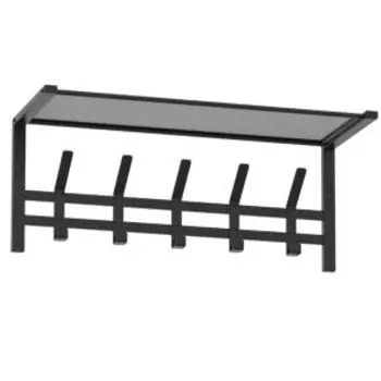 Вешалка с полкой Торонто 21, черный