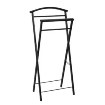 Вешалка-стойка для одежды напольная костюмная Контур малый, металлическая, черная