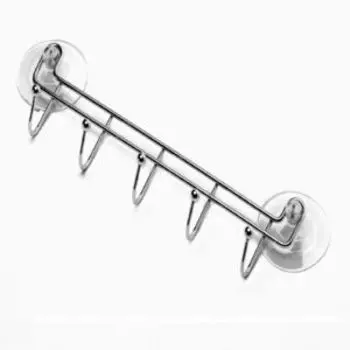 Вешалка Vanstore на присосках, 5 крючков