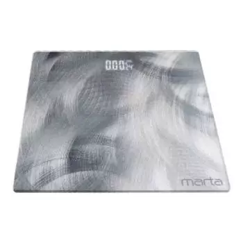 Весы напольные Marta MT-SC3605, SMART, до 180 кг, 30х30 см, стекло, алюминий