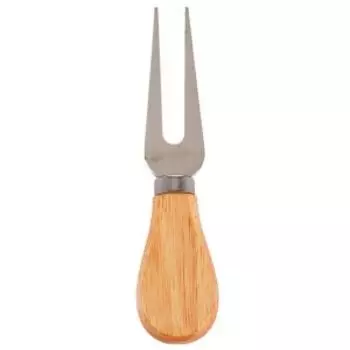 Вилка для сервировки сыра Кантри, 13 см, нерж. сталь/дерево