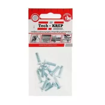 Винт Tech Krep DIN 965, М4х10 мм, 10 шт