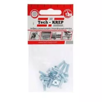 Винт Tech Krep DIN 965, М5х16 мм, 18 шт