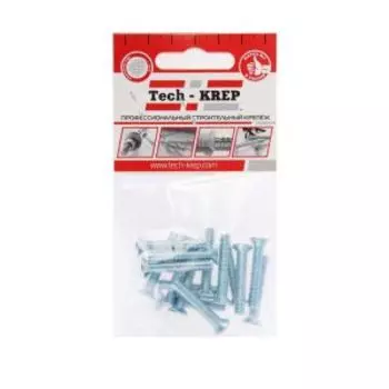 Винт Tech Krep DIN 965, М5х30 мм, 15 шт