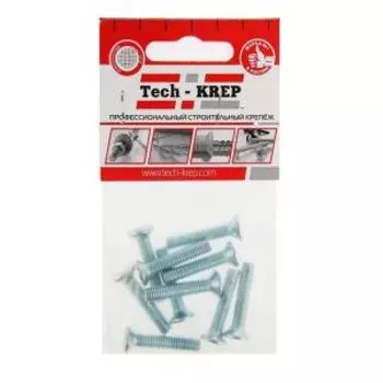 Винт Tech Krep DIN 965, М6х30 мм, 10 шт