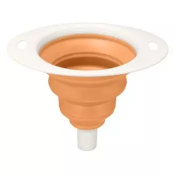 Воронка складная Phibo Zoom, 14 см, пластик/силикон, оранжевый