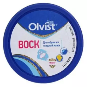 Воск для обуви Olvist, 100 мл, бесцветный