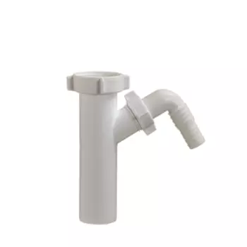 Вставка 1 1/2 с одним отводами, пластик