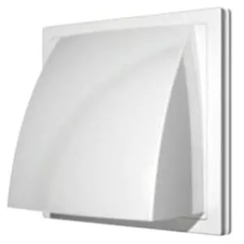 Выход вытяжной с обратным клапаном и фланцем, 150х150 мм