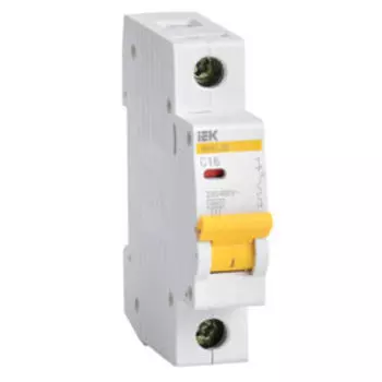 Выключатель автоматический ИЭК, 1P, 10 А С, 4.5кА