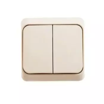 Выключатель двухклавишный Этюд SCHNEIDER