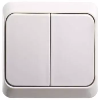 Выключатель двухклавишный SCHNEIDER