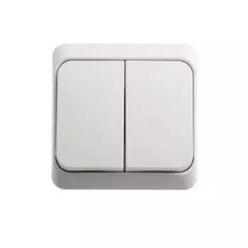 Выключатель двухклавишный SCHNEIDER