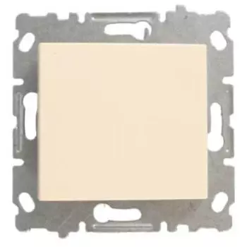 Выключатель одноклавишный без рамки Vesta Electric Cream