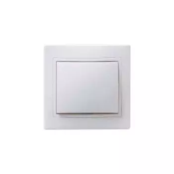 Выключатель одноклавишный ИЭК Кварта, в сборе