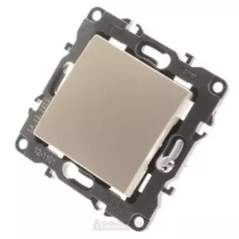 Выключатель одноклавишный ЭРА12, 10АХ, 250 В, слоновая кость