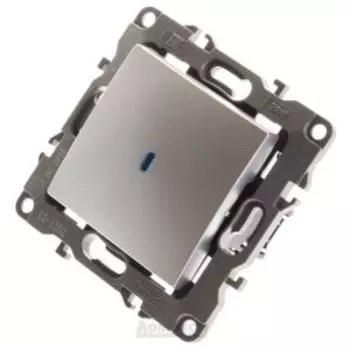 Выключатель одноклавишный Эра12, с подсветкой