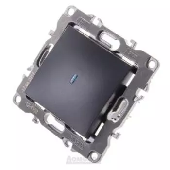 Выключатель одноклавишный Эра12, с подсветкой