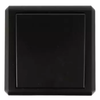Выключатель одноклавишный Vesta Electric Mega Black
