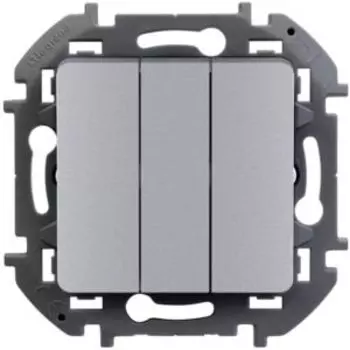 Выключатель трехклавишный LEGRAND Inspiria