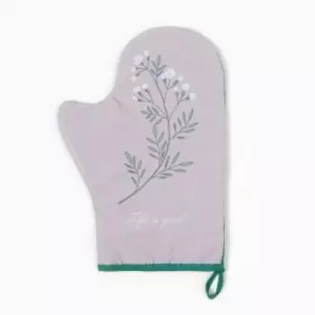 варежка-прихватка ЭТЕЛЬ 20х28, габардин 170г/м2, ПЭ65%, хлопок.35% Live is good